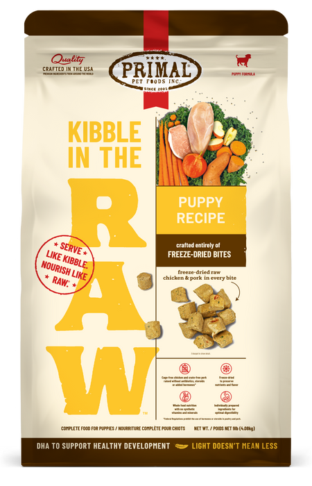 Primal Pet Foods Puppy Recipe Kibble in the Raw Dog Food - 1.5 LB - Image 3