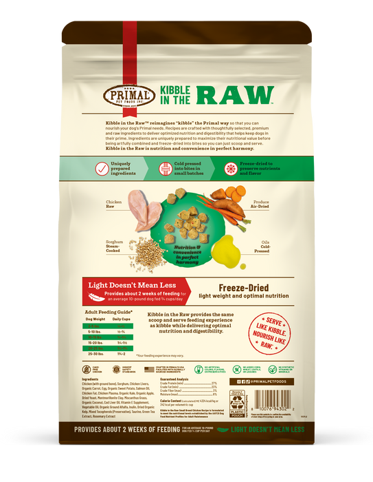 Primal Pet Foods Small Breed Recipe Kibble in the Raw Dog Food - 3 - Image 14