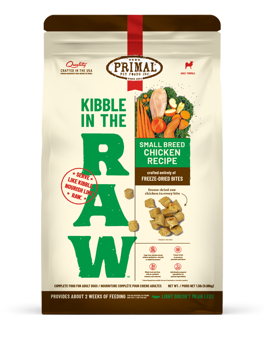 Primal Pet Foods Small Breed Recipe Kibble in the Raw Dog Food - Image 14