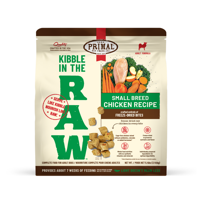 Primal Pet Foods Small Breed Recipe Kibble in the Raw Dog Food - 2 - Image 14