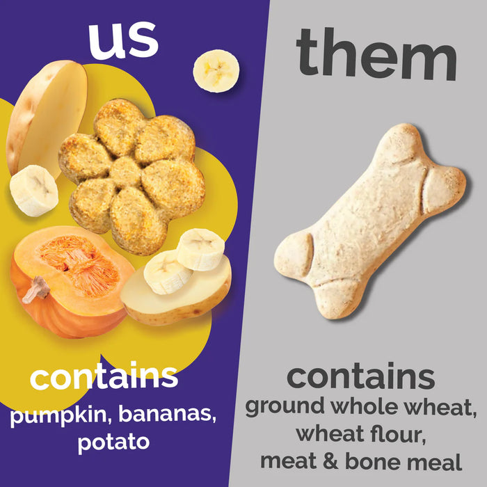 Fruitables Crunchy Baked Dog Treats Pumpkin & Banana 7oz