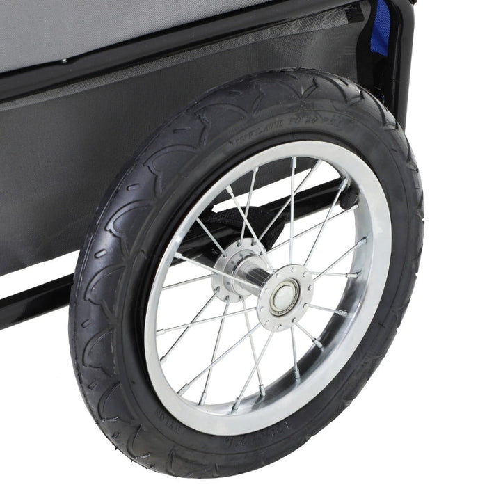 Furr Baby Gifts 3 Wheel Pet 2-in-1 Jogging Stroller Bike Trailer