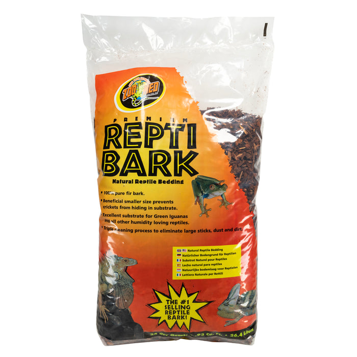 Zoo Med Premium ReptiBark Bedding Substrate Brown 24 qt