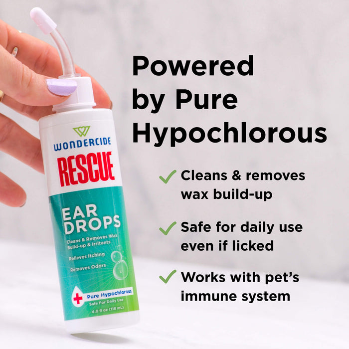 Wondercide RESCUE™ Ear Drops for Dogs & Cats