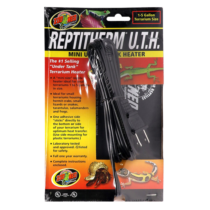 Zoo Med ReptiTherm Under Tank Heater (U.T.H) 4watt 4in X 5in Mini