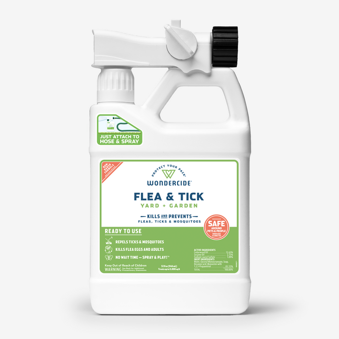 Wondercide Ready-to-Use Flea & Tick Spray for Yard + Garden with Natural Essential Oils