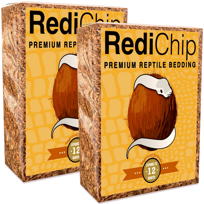 ReptiChip RediChip Premium Medium Sized Ready to Use Coconut Chips