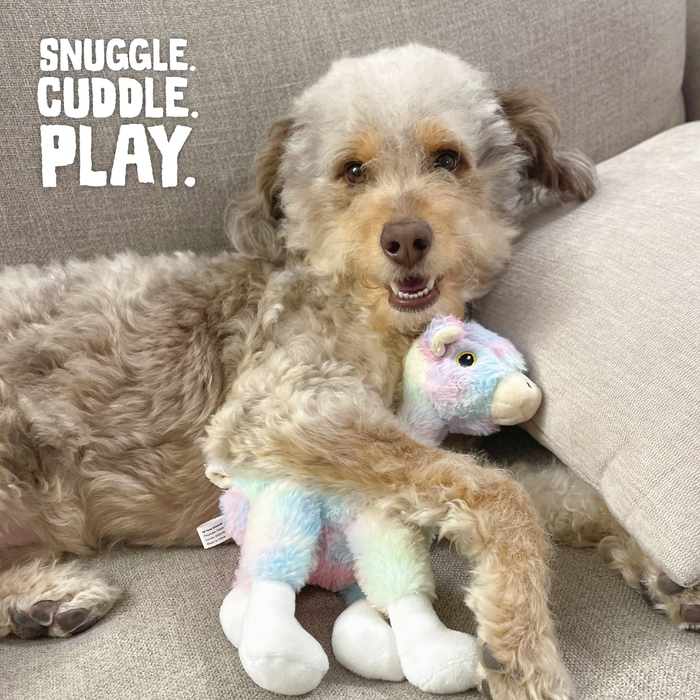SnugArooz Ally the Alpaca Plush Dog Toy