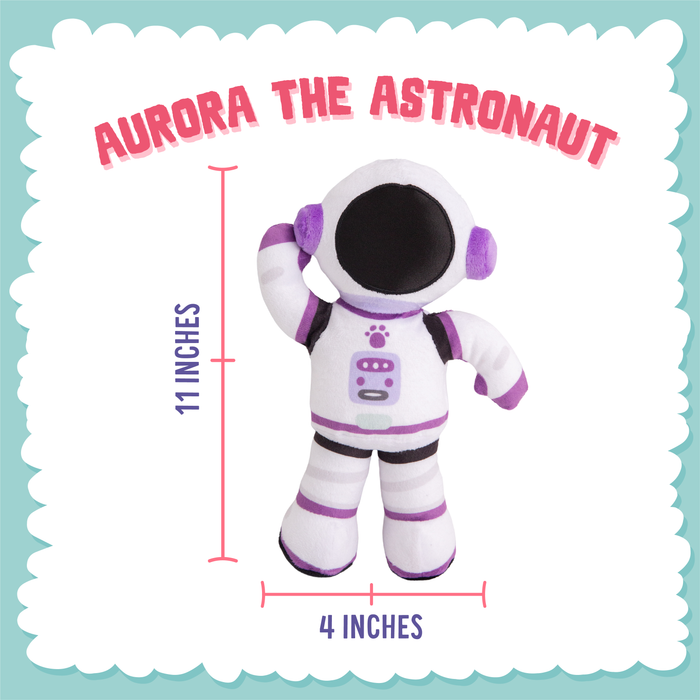 SnugArooz Aurora the Astronaut Plush Dog Toy