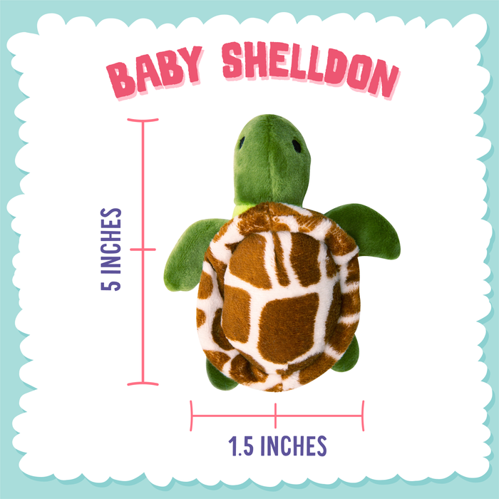 SnugArooz Baby Shelldon Plush Dog Toy