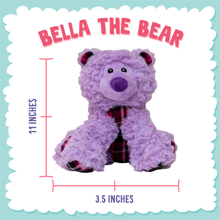 SnugArooz Bella the Bear Plush Dog Toy