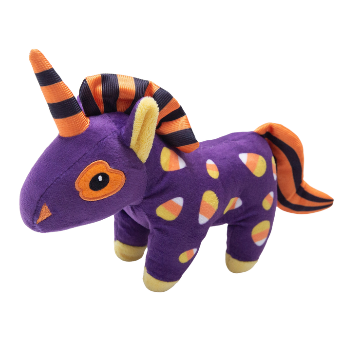 SnugArooz Candy Corn Unicorn Plush Dog Toy