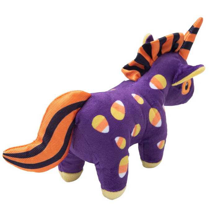 SnugArooz Candy Corn Unicorn Plush Dog Toy