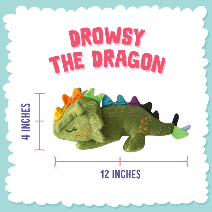 SnugArooz Drowsy the Dragon Plush Dog Toy