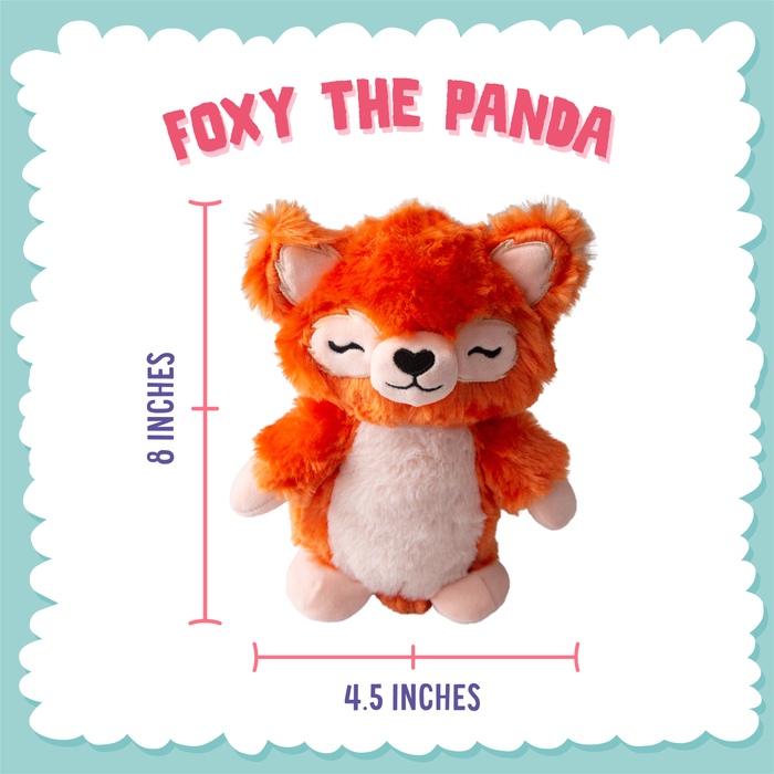 SnugArooz Foxy the Panda Plush Dog Toy