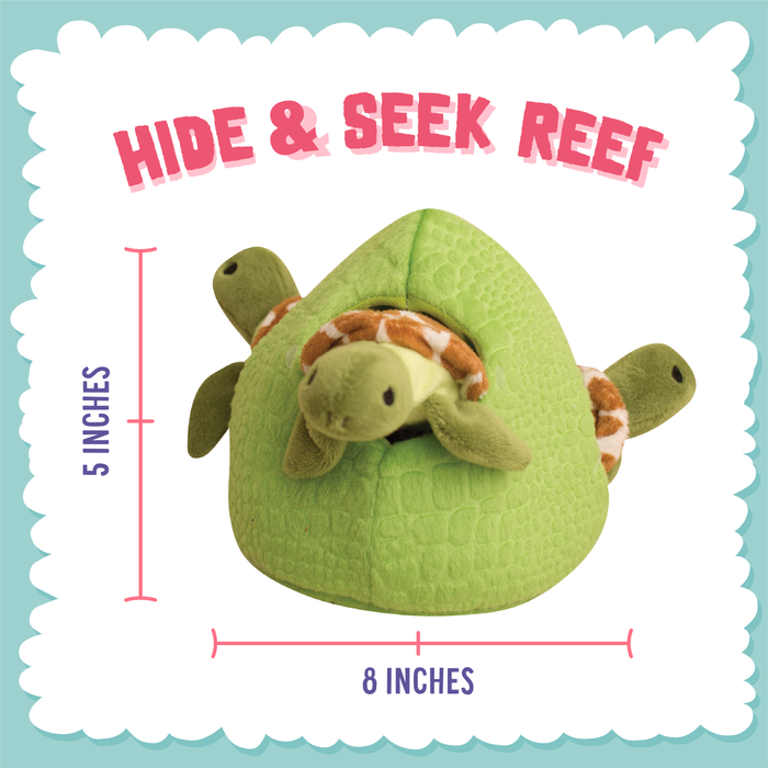 SnugArooz Hide & Seek Reef Plush Dog Toy