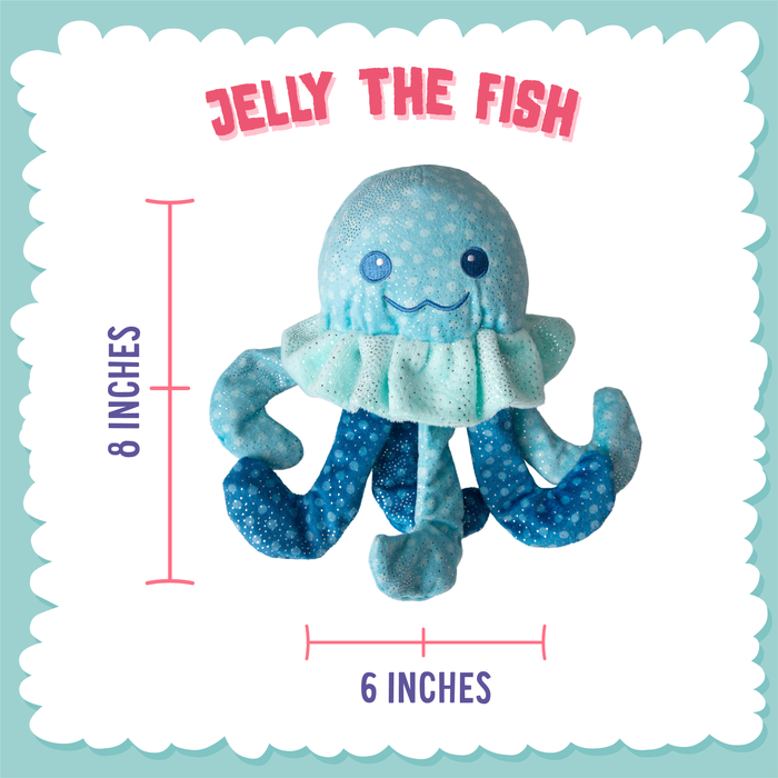 SnugArooz Jelly the Fish Plush Dog Toy