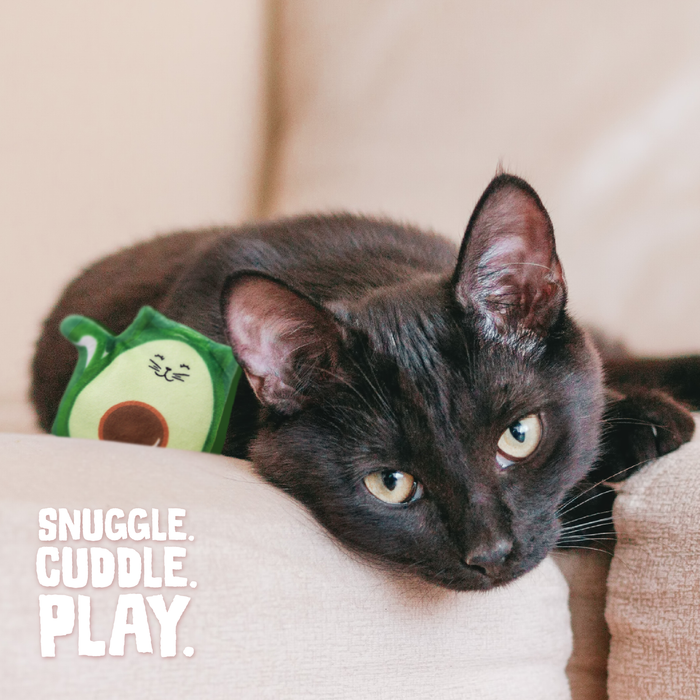 SnugArooz Kitty Avocato with Catnip Plush Cat Toy