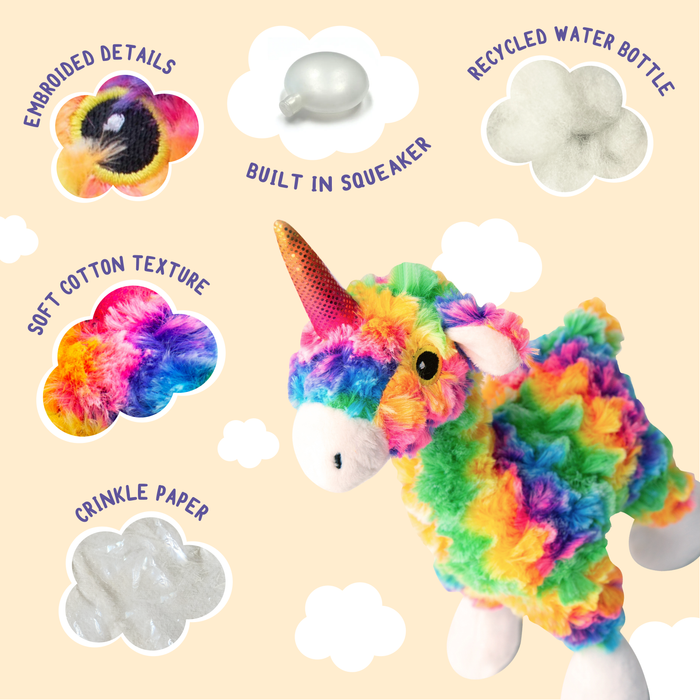 SnugArooz Llama Mia Plush Dog Toy
