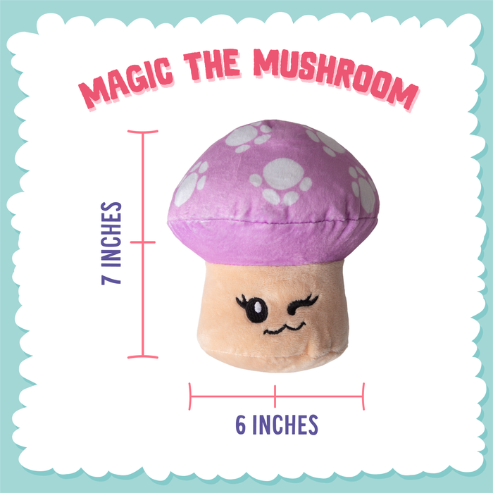 SnugArooz Magic the Mushroom Plush Dog Toy