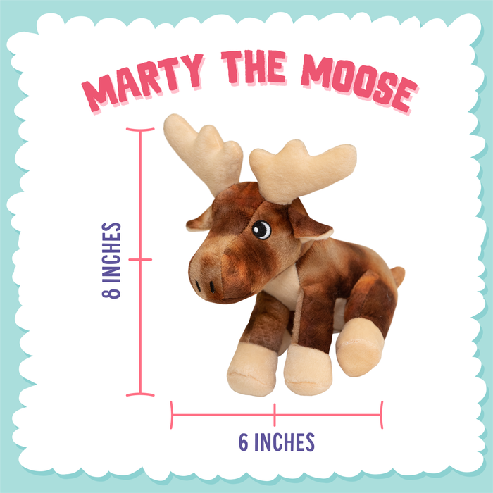 SnugArooz Marty the Moose Plush Dog toy