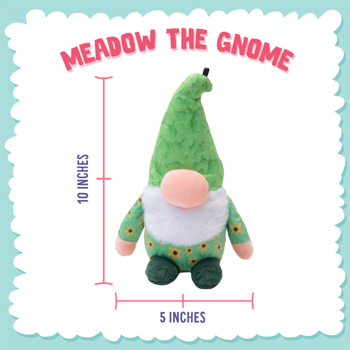 SnugArooz Meadow the Gnome Plush Dog Toy