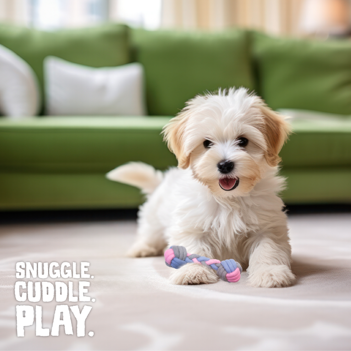 SnugArooz Pastel Knots Rope Dog Toy