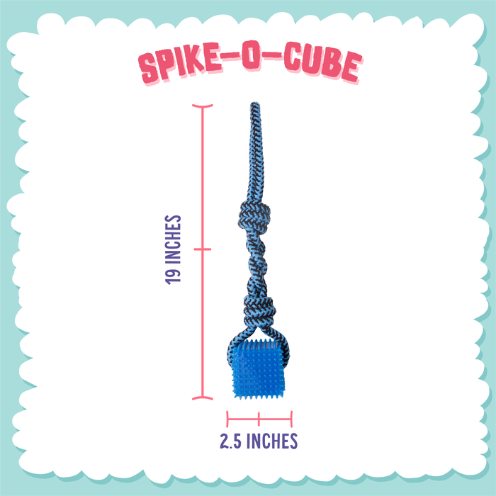 SnugArooz Spike-O-Cube 19" Rope Dog Toy