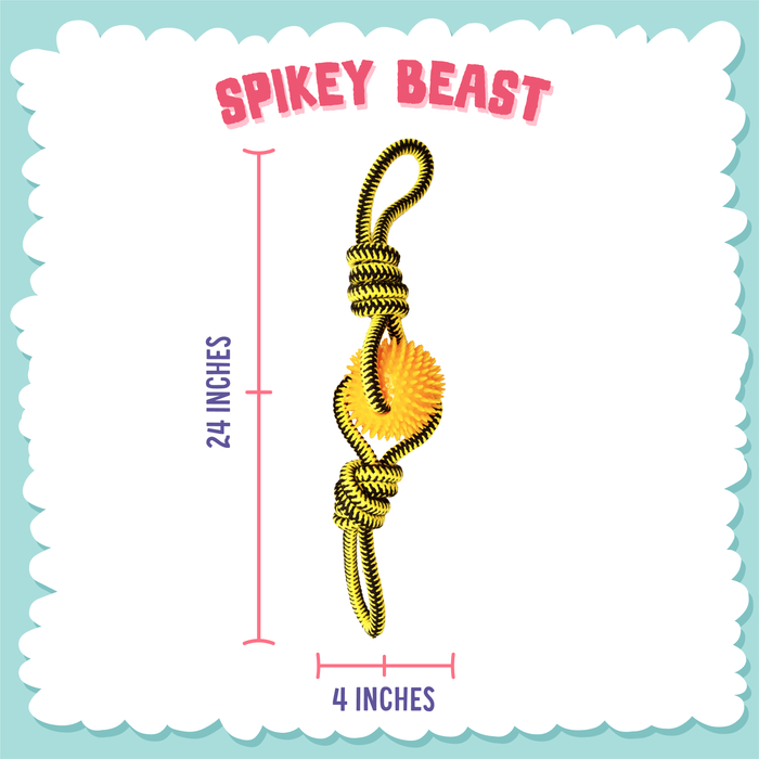 SnugArooz Spikey Beast Rope Dog Toy