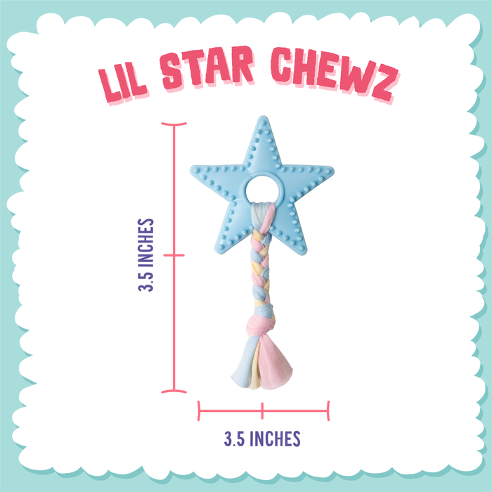 SnugArooz Lil Star Chew Rope Dog Toy