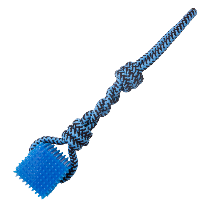 SnugArooz Spike-O-Cube 19" Rope Dog Toy