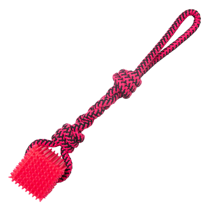 SnugArooz Spike-O-Cube 19" Rope Dog Toy