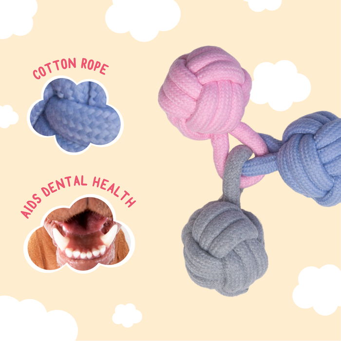 SnugArooz Try Me Knot Rope Dog Toy