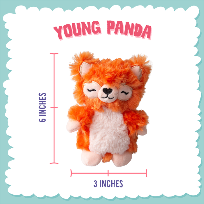 SnugArooz Young Panda Plush Dog Toy