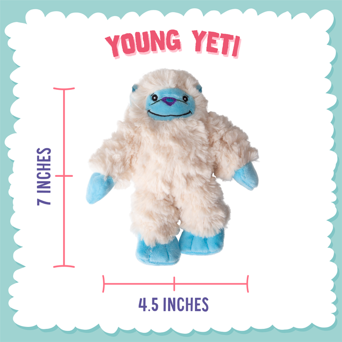 SnugArooz Young Yeti Plush Dog Toy