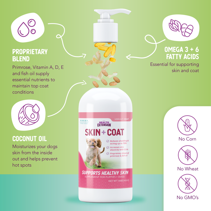 Health Extension Healthy Skin Vibrant Coat Supplement