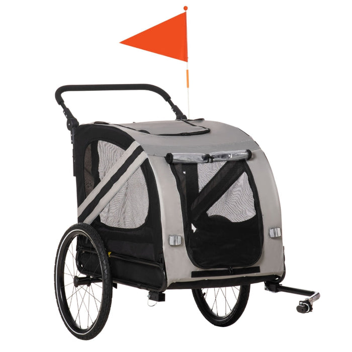 Furr Baby Gifts 2-In-1 Pet Bike Trailer Stroller