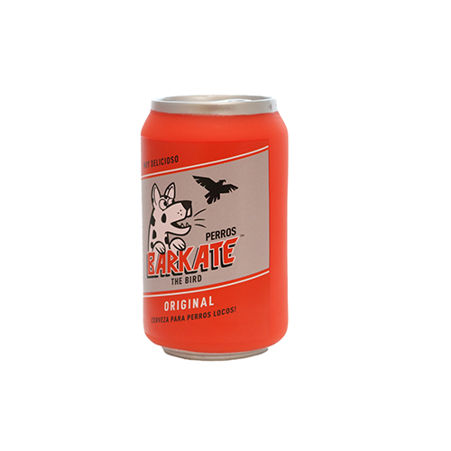 Silly Squeaker Beer Can Barkate Dog Toy