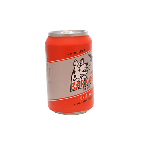 Silly Squeaker Beer Can Barkate Dog Toy