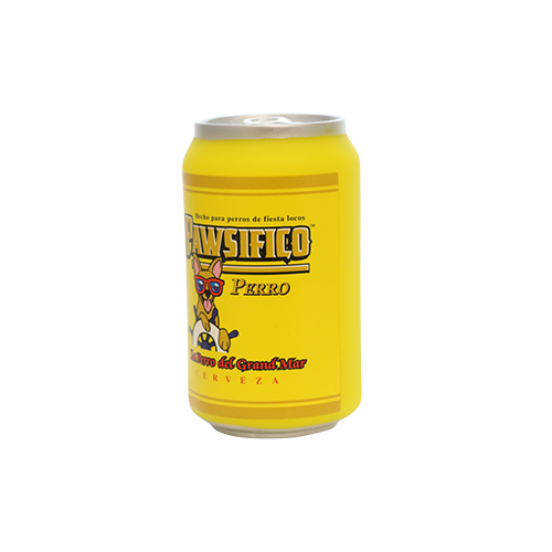 Silly Squeaker Beer Can Pawsifico Perro Dog Toy