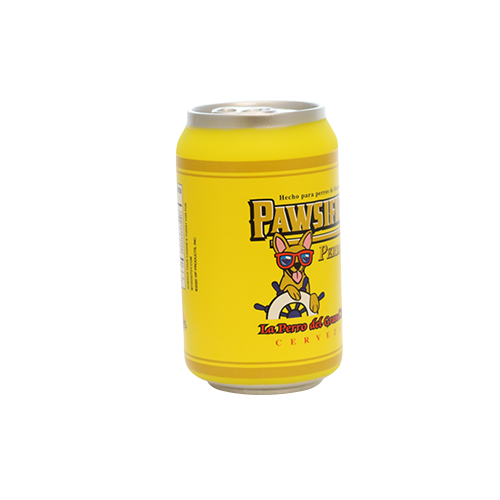 Silly Squeaker Beer Can Pawsifico Perro Dog Toy