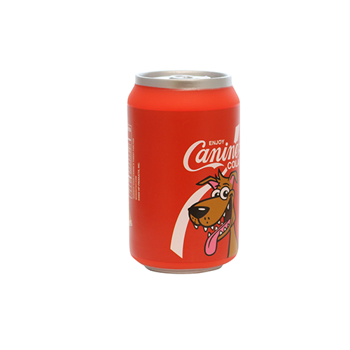 Silly Squeaker Soda Can Canine Cola  Dog Toy