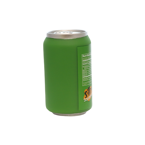Silly Squeaker Soda Can Lucky Pup Dog Toy