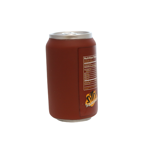Silly Squeaker Soda Can Mr. Slobber Dog Toy