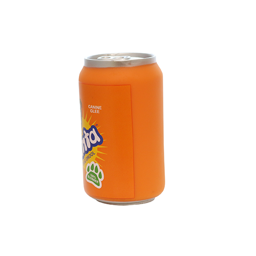 Silly Squeaker Soda Can Panta Dog Toy