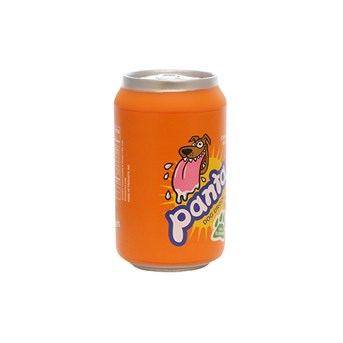 Silly Squeaker Soda Can Panta Dog Toy