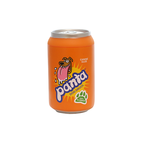 Silly Squeaker Soda Can Panta Dog Toy