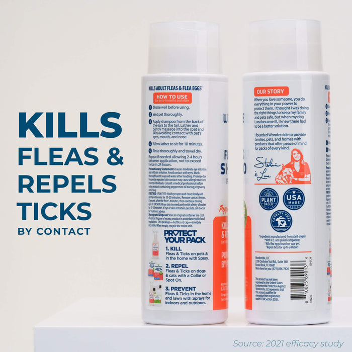 Wondercide Flea & Tick Shampoo for Dogs & Cats