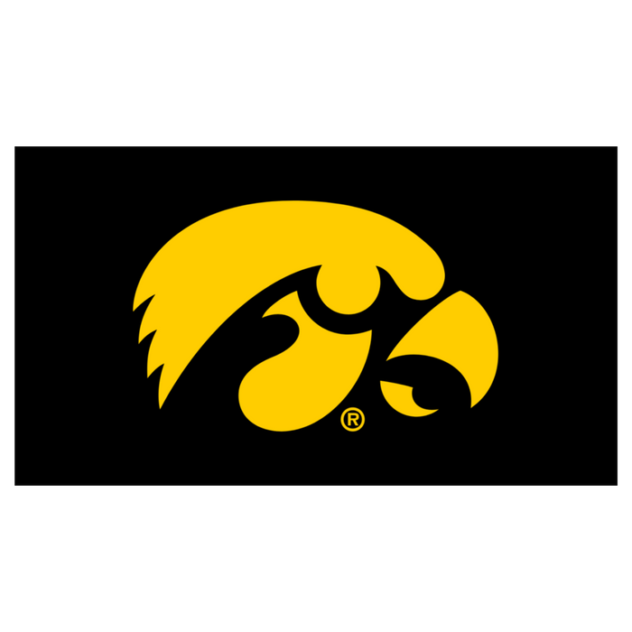 HuggleHounds NCAA University of Iowa - Herky the Hawk Knottie® Plush Dog Toy