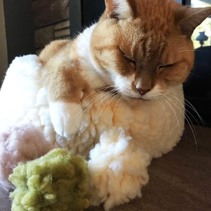 HuggleHounds HuggleKats® FlufferFleece™ Ballies Plush Cat Toys (Pack of 3)